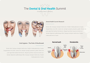 A page of the dental and oral health summit